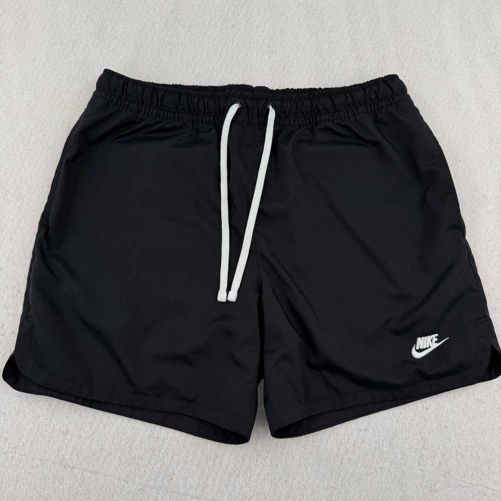 Nike Mens Sportswear Woven Flow Shorts Black Size Medium Athleisure AR2382-010